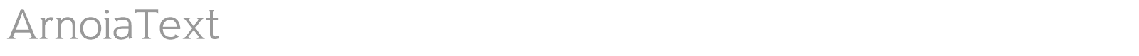 Arnoia font preview